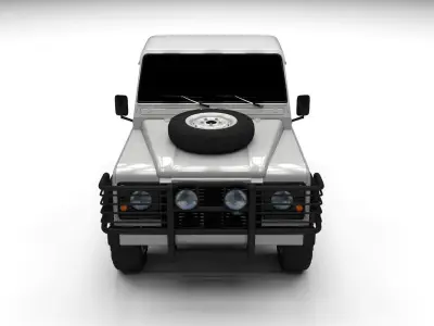 Land Rover Defender 90 Pick Up 3D model