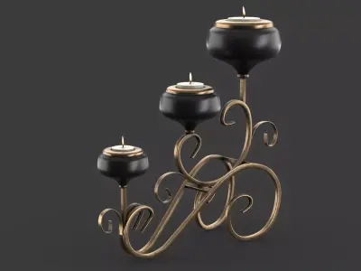 Candle Stand 3D model