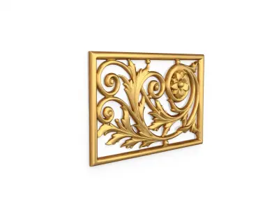 Classic decor ornament 160 3D model