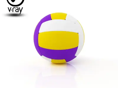 Valleyball BALL 3d model 3D model