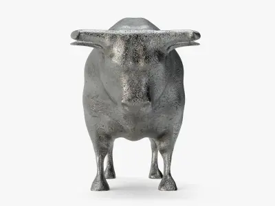 Bull Statuette 3D model