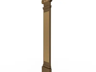 Column Capital 0303 Low-poly 3D model