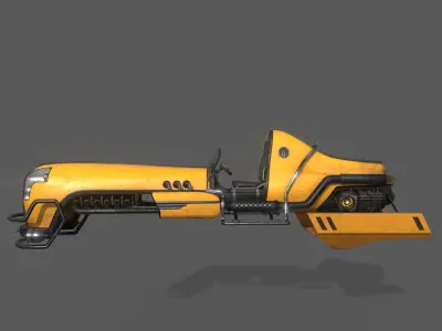 Dieselpunk Overcraft 3D model