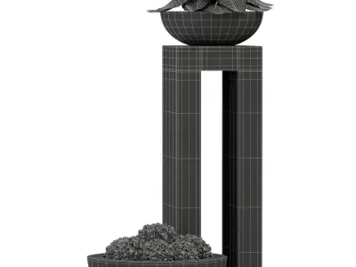 Plants collection 281 Fleurami ROYAL  3D model