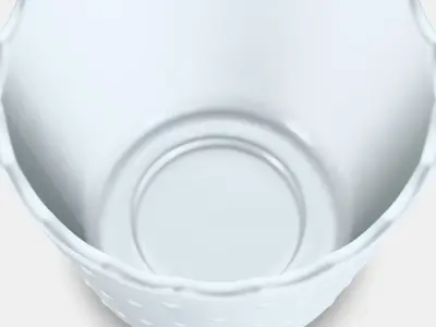 SESAMFRON Plant pot 1 Low-poly 3D model