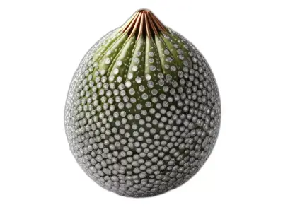 Exotic Gemstone Seed Pod Low-poly 3D model