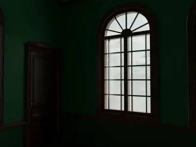 House Room 1 Low-poly 3D model
