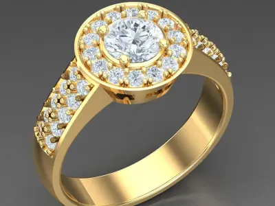 Luxury Men Rings Designs 6MR025 3D print model