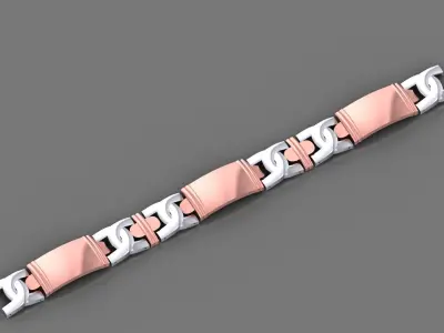 LUXURY ENGRAVABLE BRACELET 3D print model