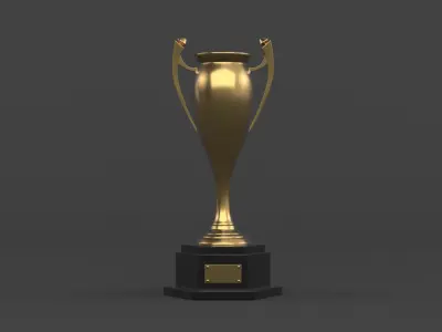 Trophy Cup Collection 3D model 5