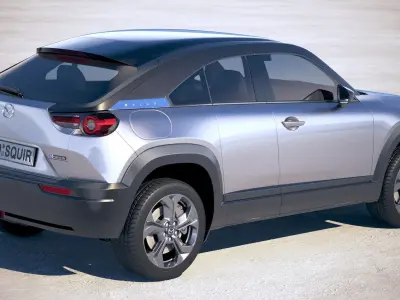 Mazda MX-30 2021 VRAY 3D model
