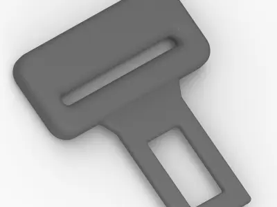 Car Seat Buckle 3D print model