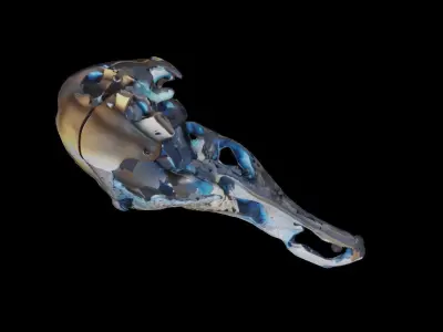 Robotic Hammer Free low-poly 3D model