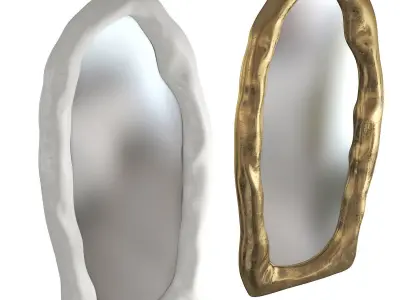 Mirror crumpled  Garikova 3D model