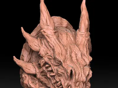 Dragon Head 3D print model