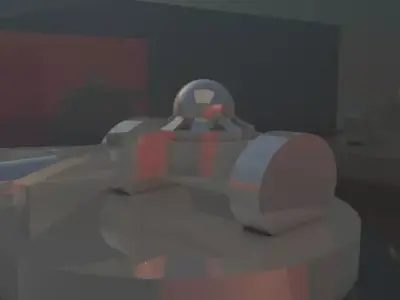 Cars Box Free low-poly 3D model