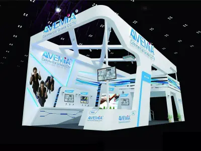 Exhibition - Area - 15X6-3DMAX2012-04 3D model