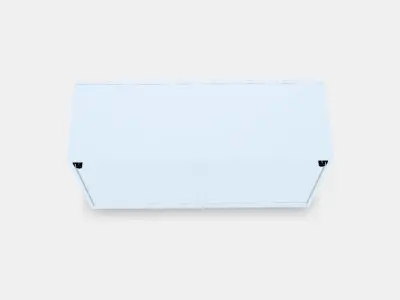 BESTA Shelf unit with glass doors 7 3D model