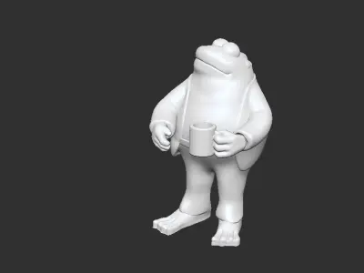 Toad from Frog and Toad 3D model