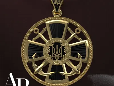 Ukranian Army Emblems 3D print model