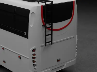 ZedOne BUS HIGH QUALITY 3D MODEL 3D model