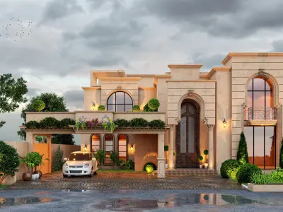 Classic Style House Detailed Model With Each And Everything 3D model