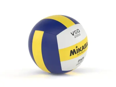 Volleyball Ball 3D model 5