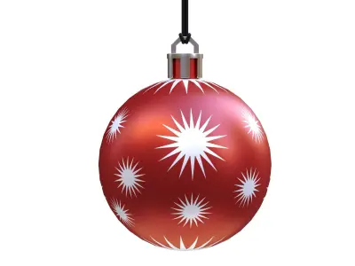 Christmas Ball Collection 04 Low-poly 3D model