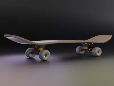 Just skateboard 3D model