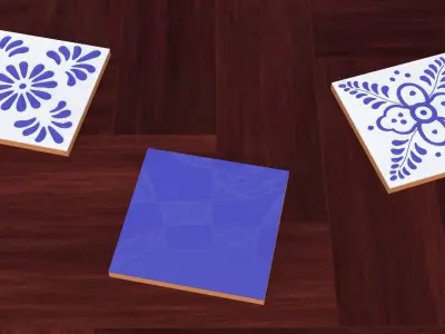Mexican Talavera Tiles 3D model