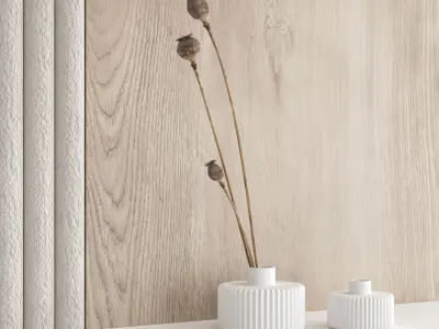 Decorative wall panel set 109 3D model