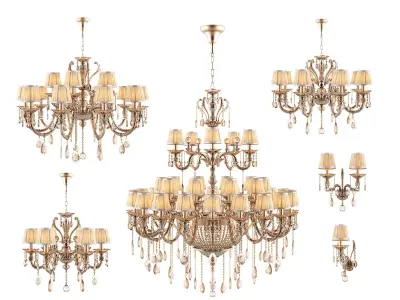 695 Sintesi Osgona Collection of Lamps 3D Model Pack