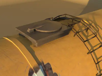  tank car Free low-poly 3D model