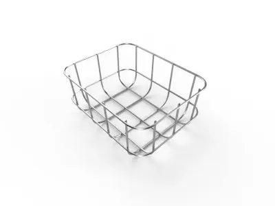 Wire Bin M03 Low-poly 3D model