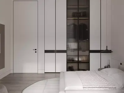 bedroom modern style design  3D model