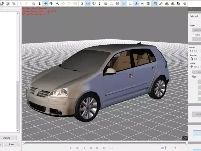 GOLF- 3DS - FBX - OBJ - iProp - ICLONE 7 3D model