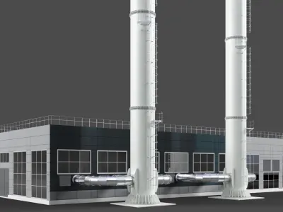 Boiler House 3D model