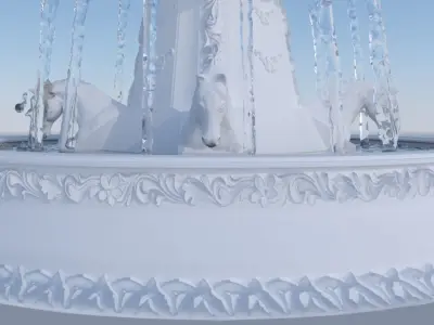 Water Fountain 3D model