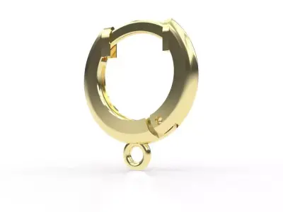 Earring pear vivara inspiration 3D print model