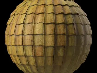 Roof Tile Materials 49- Concrete Roofing by Sbsar generator Texture