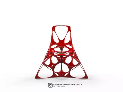 EXO CHAIR 1 BY ERFAN SHAABANII 3D model