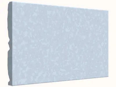 Crude Sandstone Rubble Wall 3D model