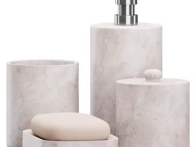 Bathroom Essentials Set 3D model