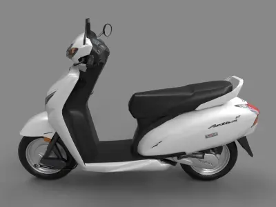 Honda Activa Low-poly 3D model