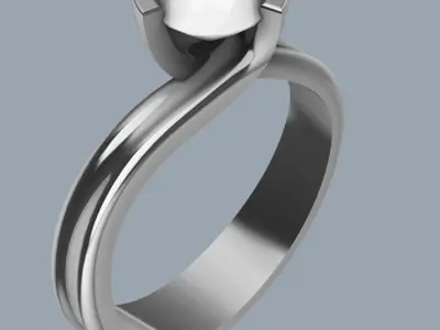 Engagement ring  3D model