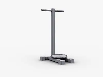 Gym Machine Objects Low-poly 3D model