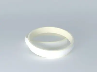 Ring pair of bangles Free 3D model