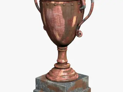 Rusty Trophy  3D model