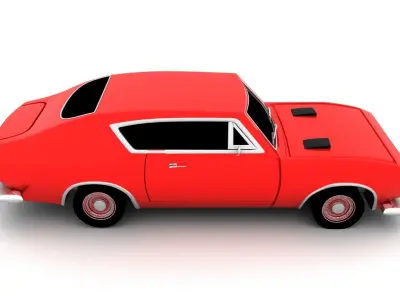 Plymouth Barracuda Car 3D model