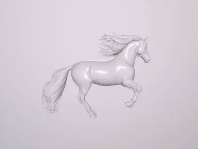 Christmas Creations - Horse 3D print model